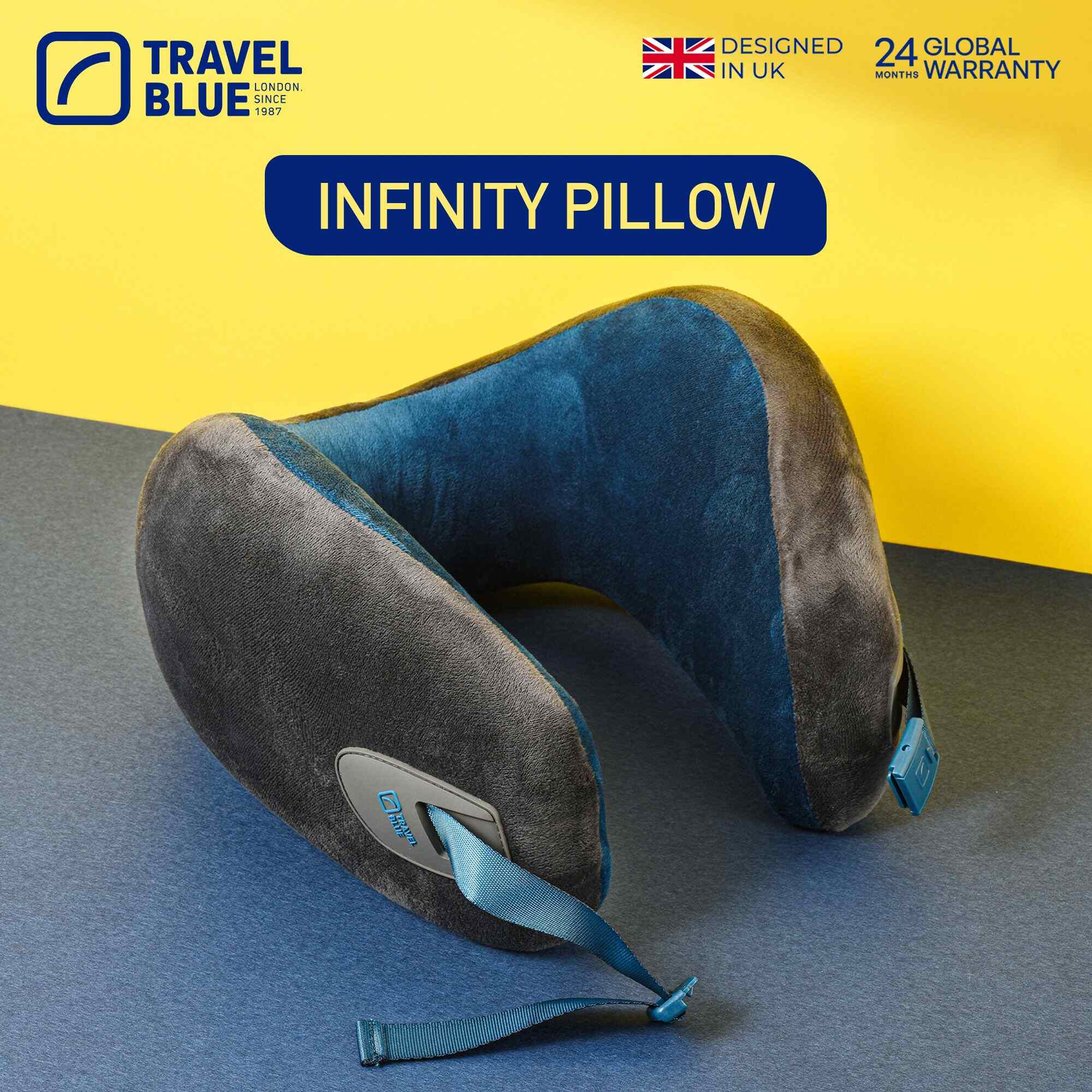 Infinity travel outlet pillow